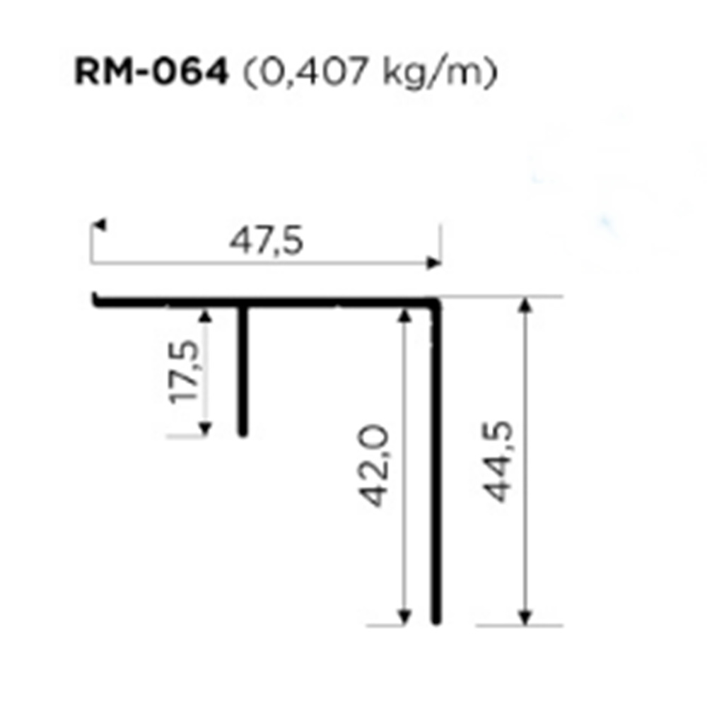 Trilho Inferior RM-064